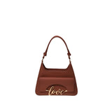 Mala Ombro Camel com Detalhe Love | LOVE MOSCHINO