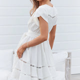 Vestido de manga curta