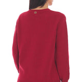 Camisola em lã e caxemira vermelha TWINSET