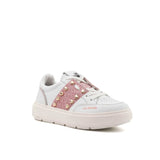 Ténis LOVE MOSCHINO com faixa rosa brilhante