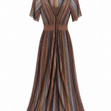 Vestido Nata Castanho em Crochet | CECILIA PRADO