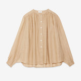 Conjunto camisa e saia Ottod'ame em linho bege