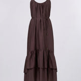 Vestido Longo Castanho | LIU JO