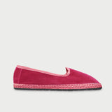 Alpargatas Pia Slipper de terciopelo rosa