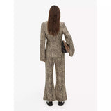 Blazer By Malene Birger com estampado em pele de cobra