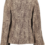 Blazer By Malene Birger com estampado em pele de cobra