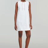 Vestido branco em linho SEMICOUTURE