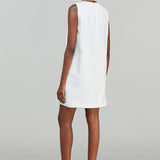 Vestido branco em linho SEMICOUTURE