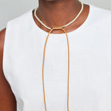 Vestido branco em linho SEMICOUTURE