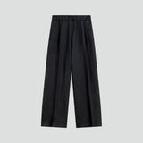 Calça de linho SEMICOUTURE em linho preto