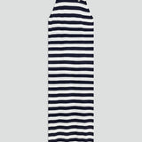 Vestido longo SEMICOUTURE de malha às riscas