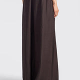 Calça Pantalona Loren em Castanho | Liviana Conti