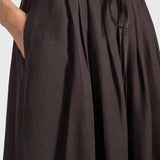 Calça Pantalona Loren em Castanho | Liviana Conti