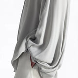 Blusa Enola em Viscose Cinza | Liviana Conti