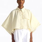 Capa Verlain Oversized em Amarelo | Liviana Conti