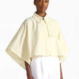 Capa Verlain Oversized em Amarelo | Liviana Conti