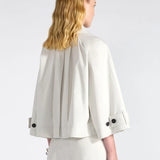 Trench Curta Waylen Cinza | Liviana Conti