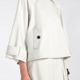 Trench Curta Waylen Cinza | Liviana Conti