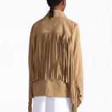 Jaqueta Malcom Camurça com Franjas | Liviana Conti