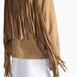 Jaqueta Malcom Camurça com Franjas | Liviana Conti
