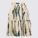 Top em Linho Emerin com Print | Liviana Conti