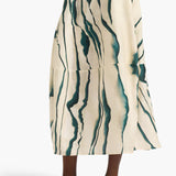 Saia Amber em Linho com Print | Liviana Conti