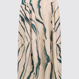 Saia Amber em Linho com Print | Liviana Conti