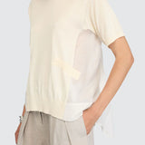 Maglia Adriana em Bege | SEMICOUTURE