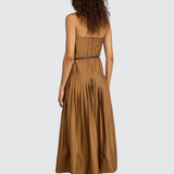 Vestido Norma em Camel | Semicouture
