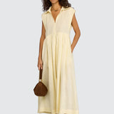 Vestido Savanna em Linho | Semicouture