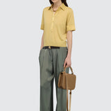 Polo Benita em Lã Fina | Semicouture