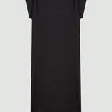 Vestido PURA de Malha Preta | Semicouture