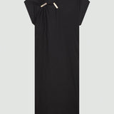 Vestido PURA de Malha Preta | Semicouture