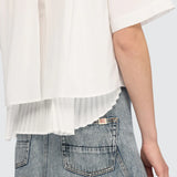 Camisa Popeline Branca Dominga | Semicouture