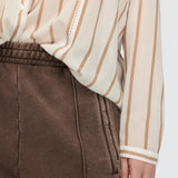 Blusa Lola às Riscas em Algodão | Semicouture