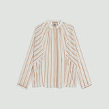 Blusa Lola às Riscas em Algodão | Semicouture