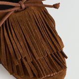 Mocassin Ria em Camurça com Franjas | Semicouture