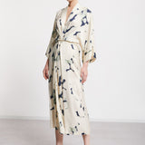 Vestido midi Ottod'ame acetinado estampado