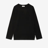 Camisola Preta Oversized com Decote Redondo | OTTOD'AME
