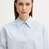 Camisa em Popelina Azul | TWINSET