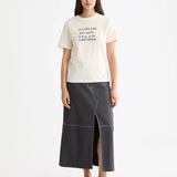 T-Shirt Ecru Estampada | Scotch & Soda