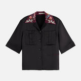 Camisa Preta Bordada 40th Anniversary | Scotch & Soda