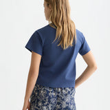 T‑Shirt Azul com Estampa | Scotch & Soda