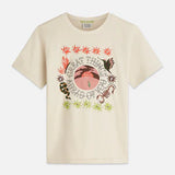 T- Shirt Estampada em Bege | Scotch & Soda