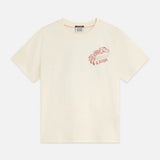 T-shirt Ecru com Print | SCOTCH & SODA