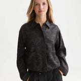 Camisa Castanha Estampada Utility | SCOTCH & SODA