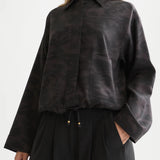 Camisa Castanha Estampada Utility | SCOTCH & SODA