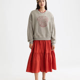 Sweatshirt Cinza Oversized Estampada | Scotch & Soda