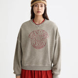 Sweatshirt Cinza Oversized Estampada | Scotch & Soda