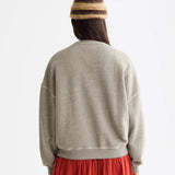 Sweatshirt Cinza Oversized Estampada | Scotch & Soda